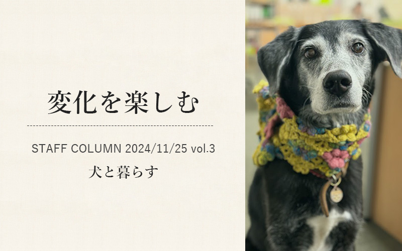 変化を楽しむ｜犬と暮らす2024年11月25日号vol.3