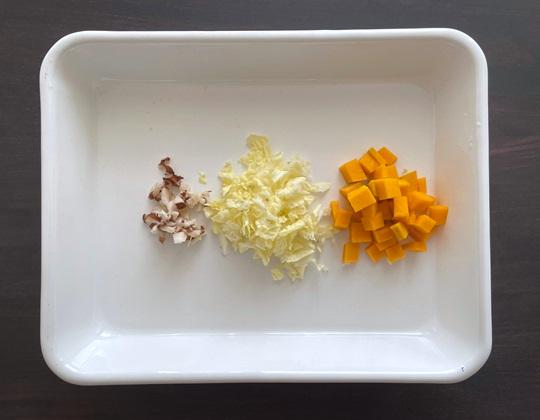 チキンおばけのハロウィンシチュー作り方２