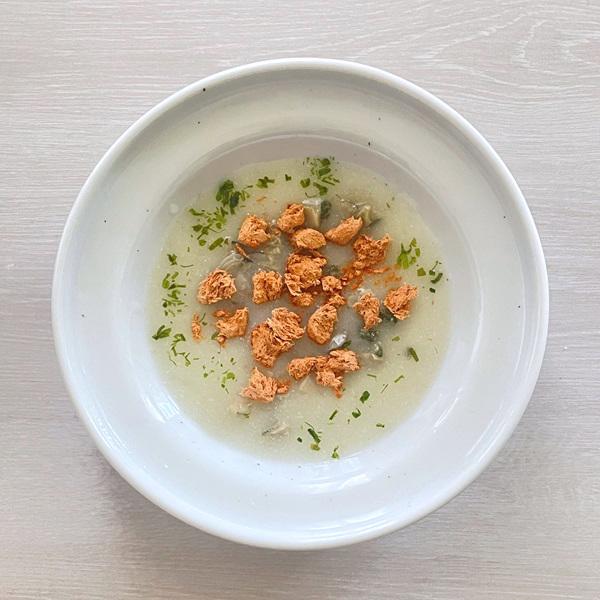 牡蠣のミルクスープ