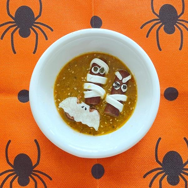 鹿とかぼちゃのハロウィンポタージュ