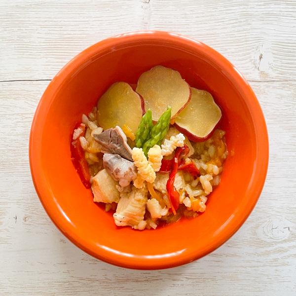 カボチャのパエリア風