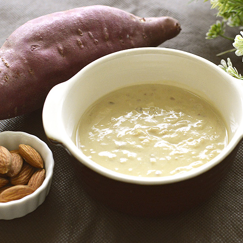 アーモンド香る　さつまいもポタージュ