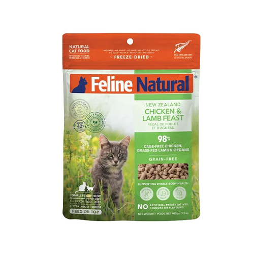 フィーライン ナチュラル フリーズドライ　チキン＆ラム・フィースト