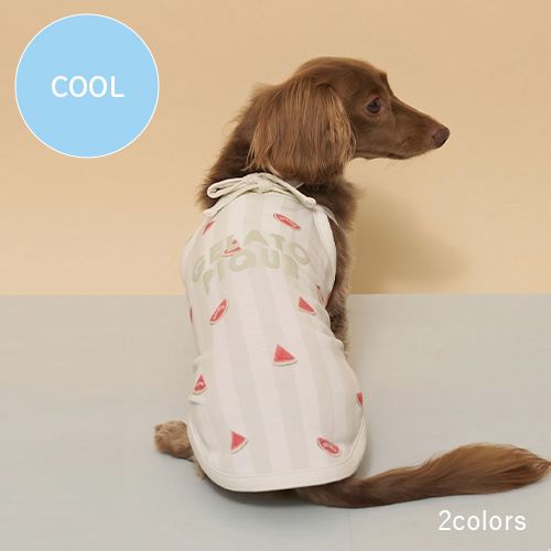 CAT＆DOG ストライプ柄Coolingプルオーバー ダックスサイズ