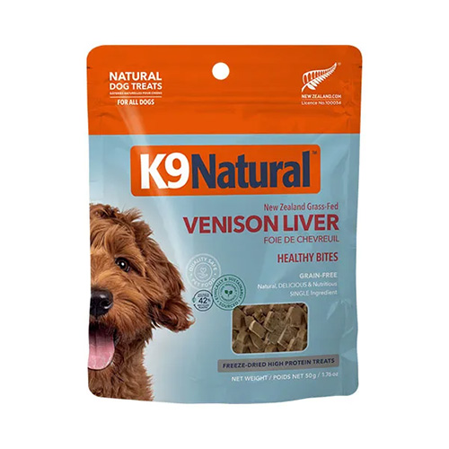 K9ナチュラル　フリーズドライ　ベニソン・レバー トリーツ
