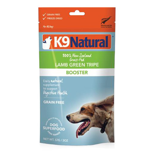 K9ナチュラル フリーズドライ ラム・グリーントライプ