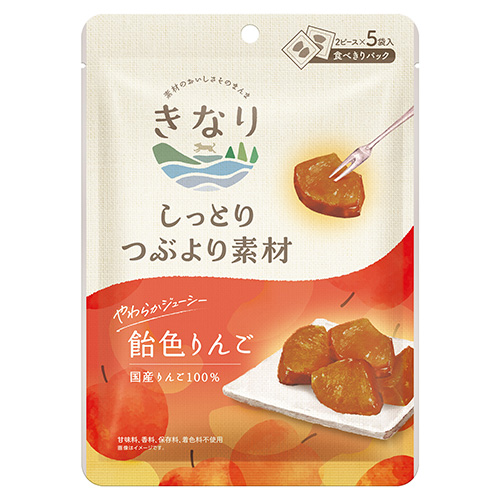 しっとりつぶより素材 飴色りんご