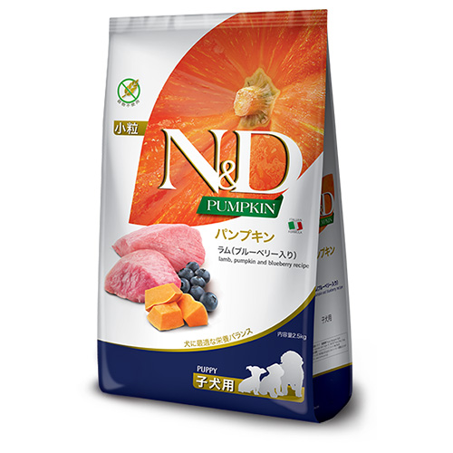 N&D パンプキン ラム ブルーベリー入り 子犬用