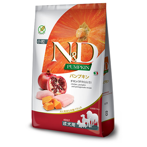 N&D パンプキン チキン ザクロ入り 成犬用