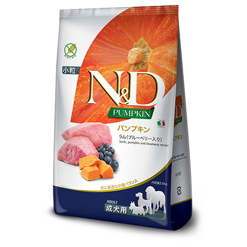 N&D パンプキン ラム ブルーベリー入り 成犬用