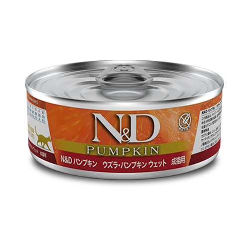 N&D パンプキン ウズラ・パンプキン ウェット 成猫用